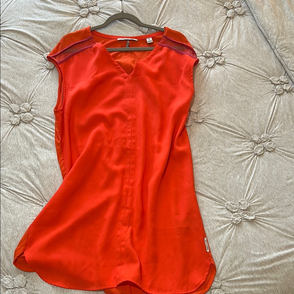 Scotch & soda orange dress
